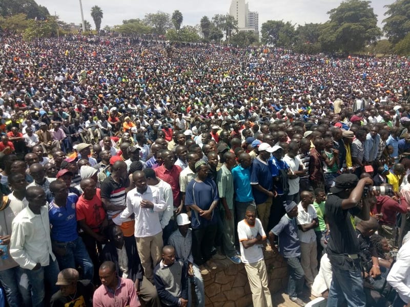 Mass action Kenya Uhuru park