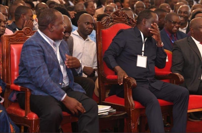 Matiangi and Raila in Kisii BBI
