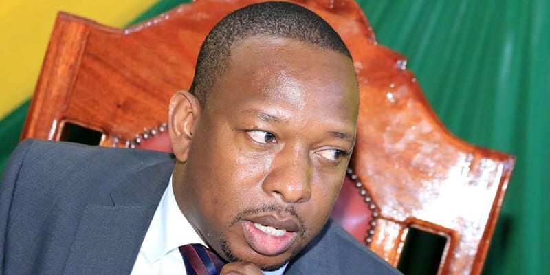 Mike Sonko's video that poltroon KTN News deleted from Tonny Gachoka's Point Blank Show