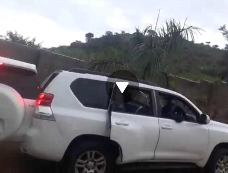 Video: Sons Of Bungoma Deputy Governor Smoke Weed Inside Official Car