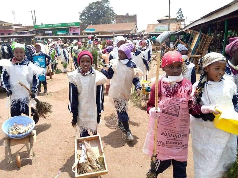 “We are training sewer cleaners” — Photos of school children doing community work in dirty Nyandarua town spark fresh debate on...