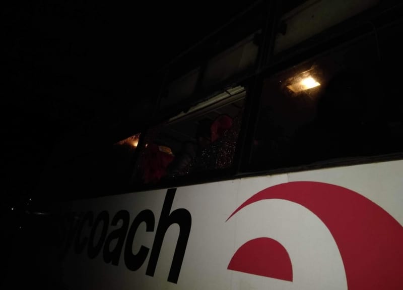 Breaking: Accident Involving Easy Coach Bus - Photos