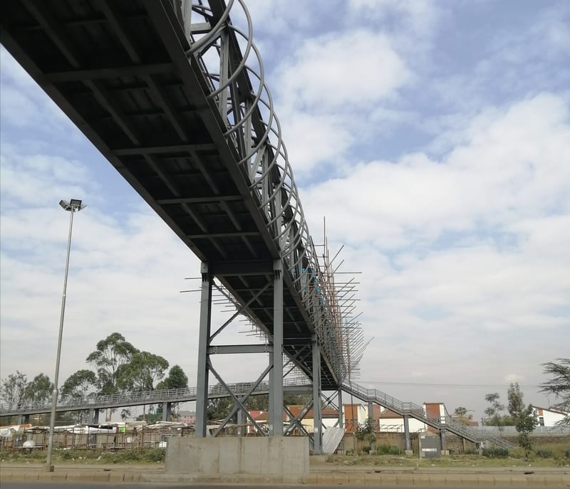 Photos - Mutindwa Footbridge Construction Stalls