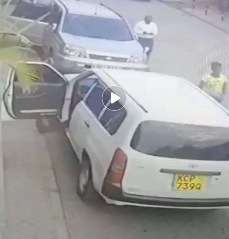 Video: Probox Thieves Rob A Lady At Naivas South C Parking Lot