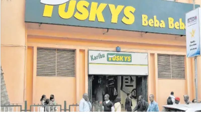 Tuskys Supermarket Staff Threatens To Commit Suicide