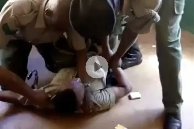 Video: Wardens At Malindi Prison Manhandle Their Colleague