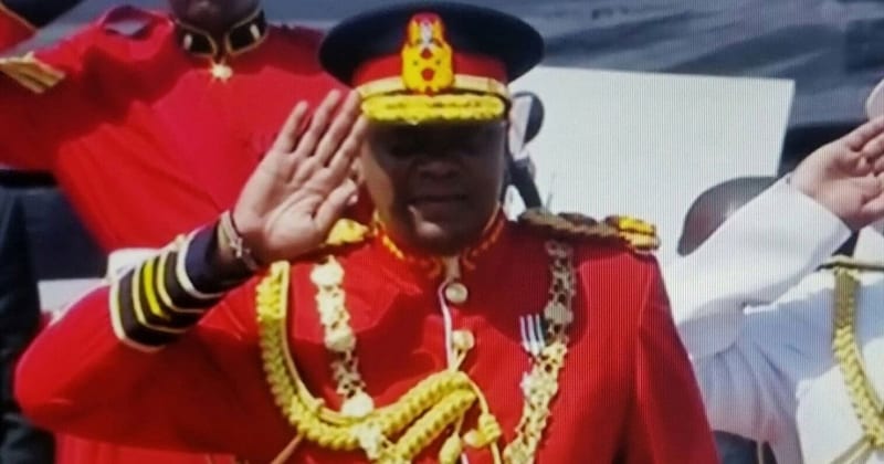Uhuru steps out for Jamhuri Day fete in official army
