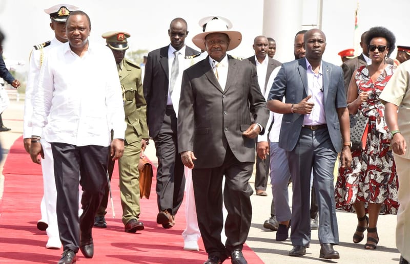 Museveni Uhuru Mombasa