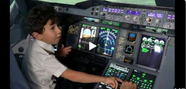 [VIDEO] 6-Year-Old Boy Flying A Plane
