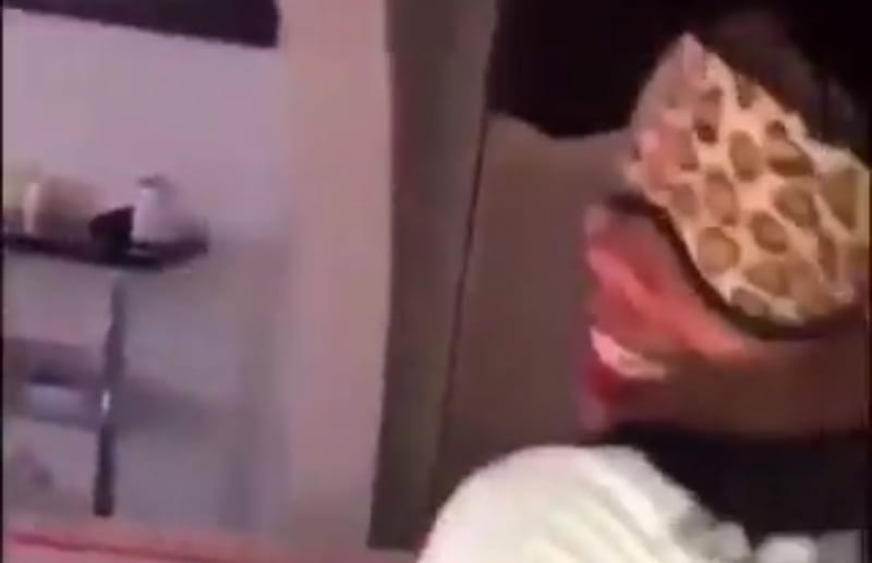 [Video] Man Surprises Cheating Girlfriend With Her Luggage On Her Birthday, Asks Her To Leave His House