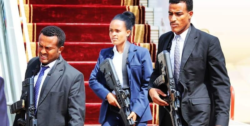 [Photos] Ethiopia Prime Minister Security Detail Sends Shockwaves Around Juba