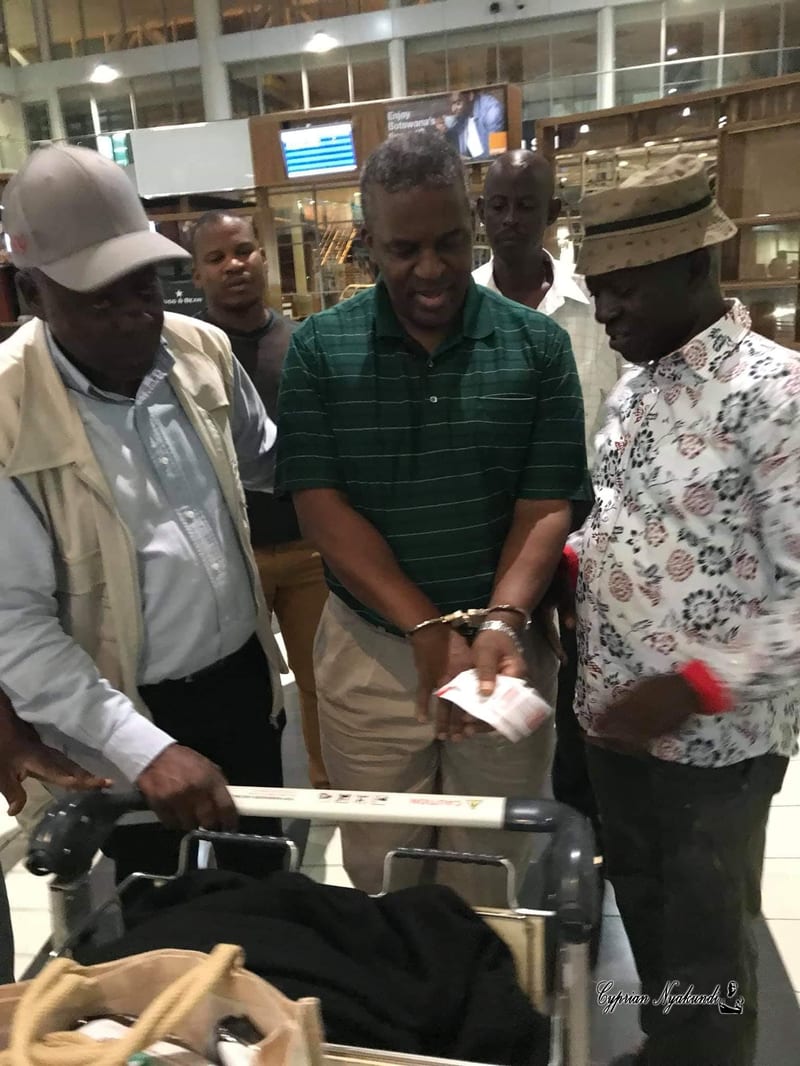 VIDEO — A Lesson For Kenya? Watch How Botswana's Former Chief Spy Was Arrested At The Airport Over Tax Evasion