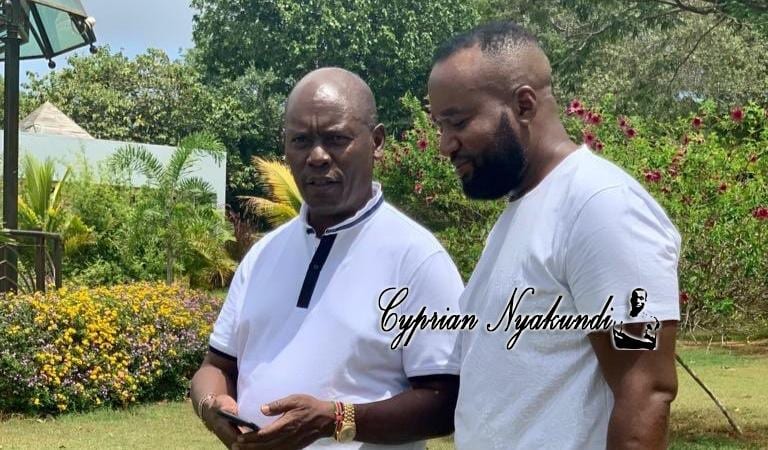 “Kwendeni Polisi” — William Kabogo Responds To Twitter Trolls Calling Him A Drug Dealer After Posting Photo With Joho
