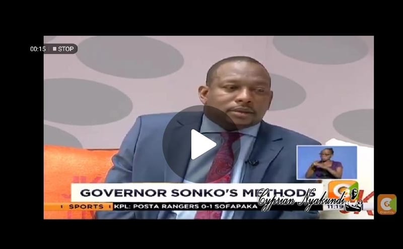 VIDEO — Sonko Says They Used To Smoke Bhang In Parliament With Waititu