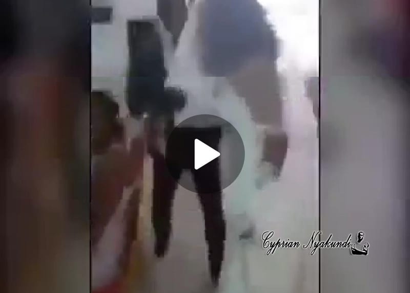 VIDEO — Drama As Side-chick Shows Up At Man's Wedding Fully Dressed In A Gown