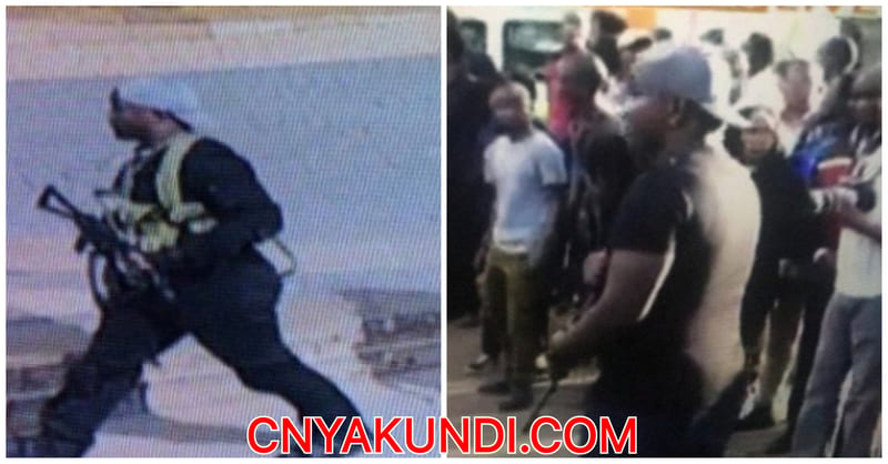 Identity Of The Strange Man In A White Cap Pictured Walking Barefoot At The Riverside Drive Attack Revealed
