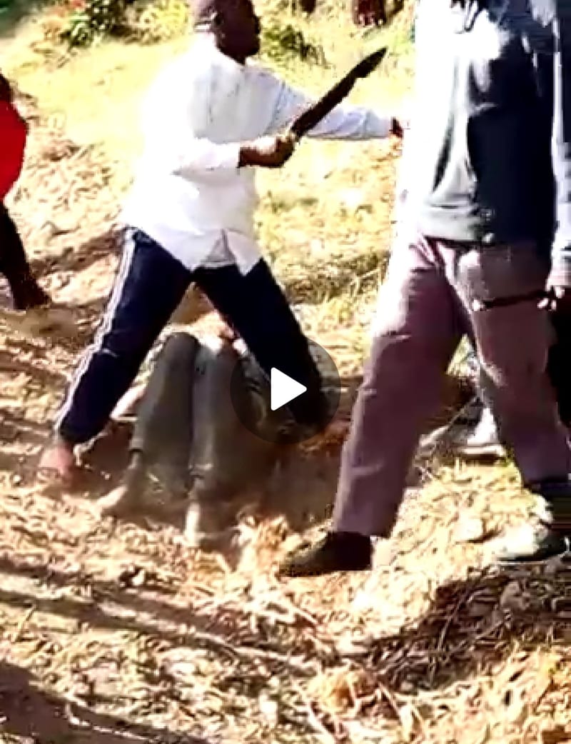 VIDEO & PHOTOS — Laikipia University Security Guards Brutally Beat A Student To Death For Alleged Thievery