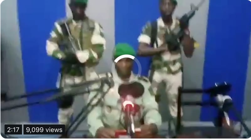Video: Coup Underway In Gabon