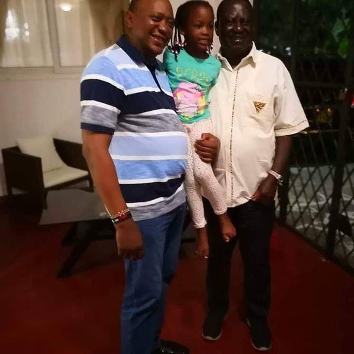 Uhuru Kenyatta Visits Raila Odinga's Nyali Residence Just Hours Before His 74th Birthday