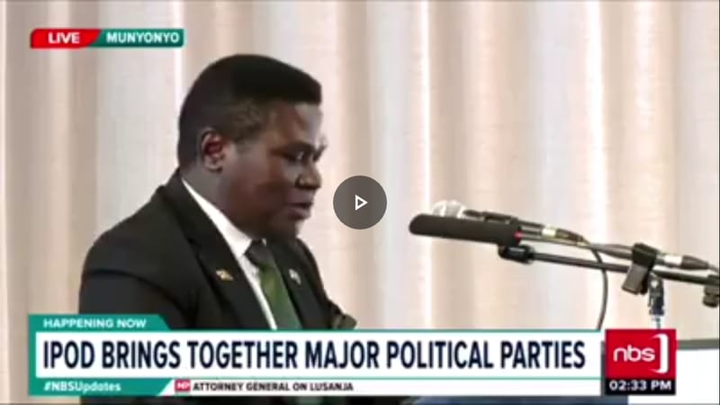 VIDEO — Ugandan Politician Nobert Mao Publicly Humiliates Yoweri Museveni During A Summit