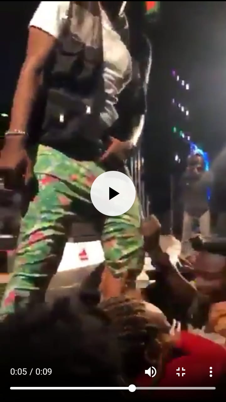 Ratchetry Extraordinaire: Video Of Kenyan Ladies Scrambling To Get Hold Of A Tanzanian Artist's Dick At The Wasafi Concert Goes...