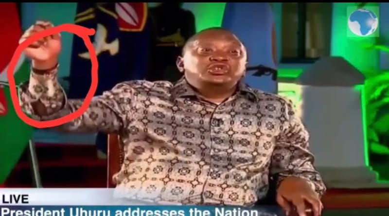 Video: Woman Crawling Behind Uhuru Kenyatta During Address Excites Social Media