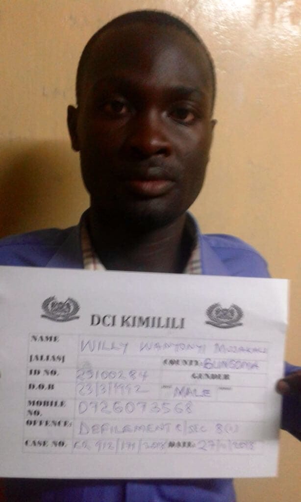 Defilement: DCI Detectives Nab Teacher Who Has Been On The Run For Five Months