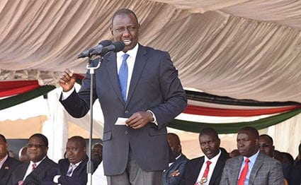 Tone down political rhetoric, Ruto tells leaders