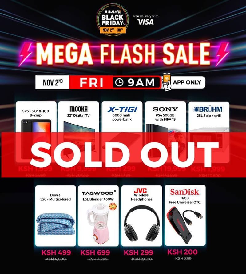 Jumia Con Games: Kenyans Accuse The Online Store Of Advertising Inexistent Black Friday Deals