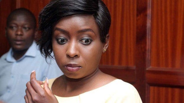 TV journalist Jacque Maribe in court. PHOTO DENNIS ONSONGO