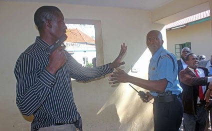 Gunshots, chaos at Kisumu assembly
