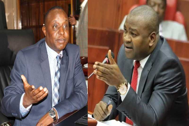 Two Wankers: Rotich And Echesa Fight