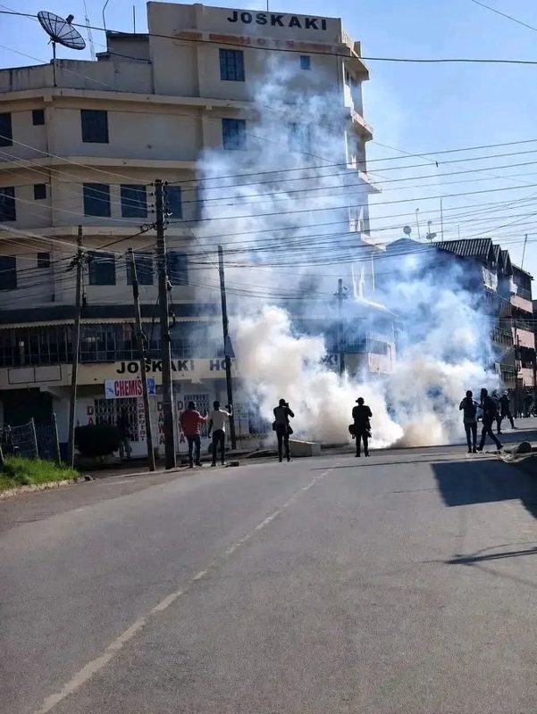 Protesters, Police Clash in Nanyuki Over Proposed Ebola Quarantine Facility