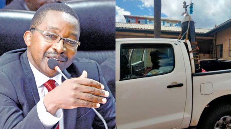 Shock As Makeshift Ambulance Spotted Ferrying Sick Patients In Murang'a County
