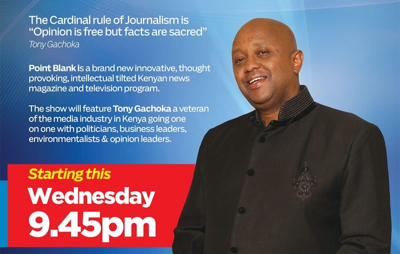 Self-proclaimed Political Analyst Tony Gachoka Starts His Own Talk Show On KTN To Compete With Jeff Koinange