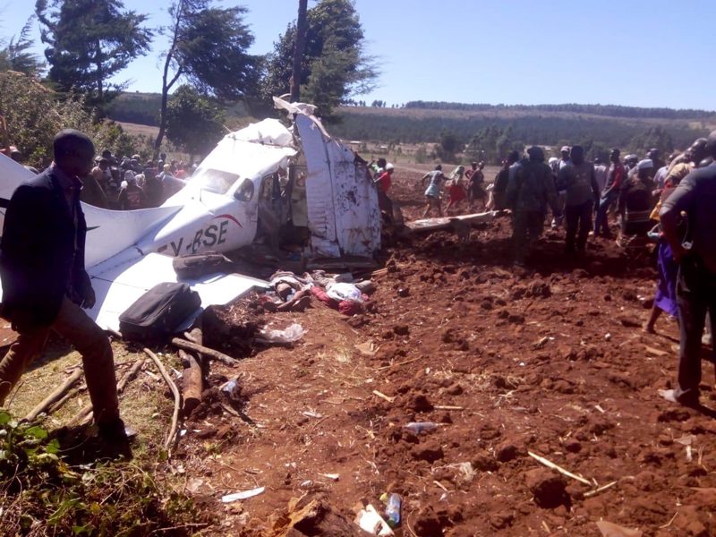 Video — Five Dead After Aircraft Crashes In Londiani
