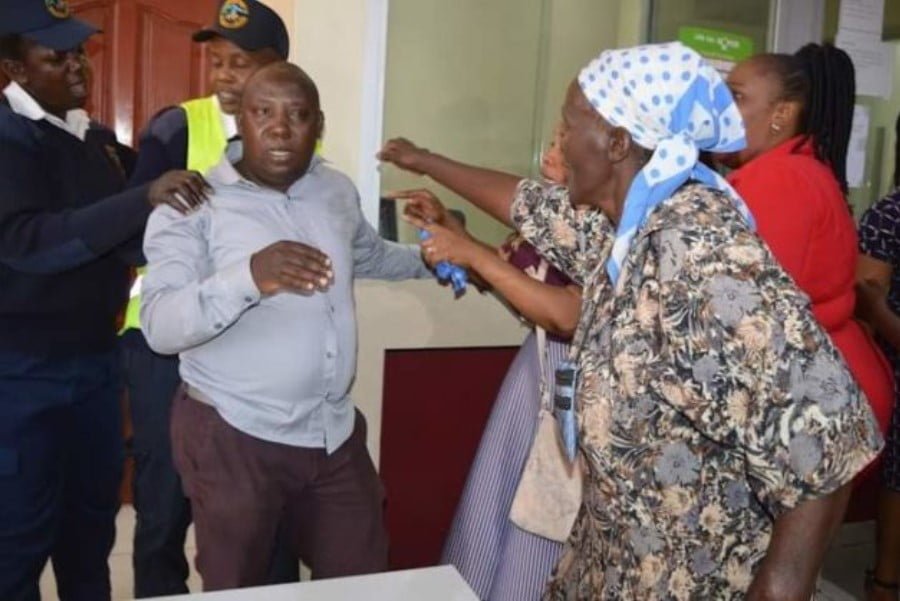 Angry members angrily storm into B-Smart Sacco
