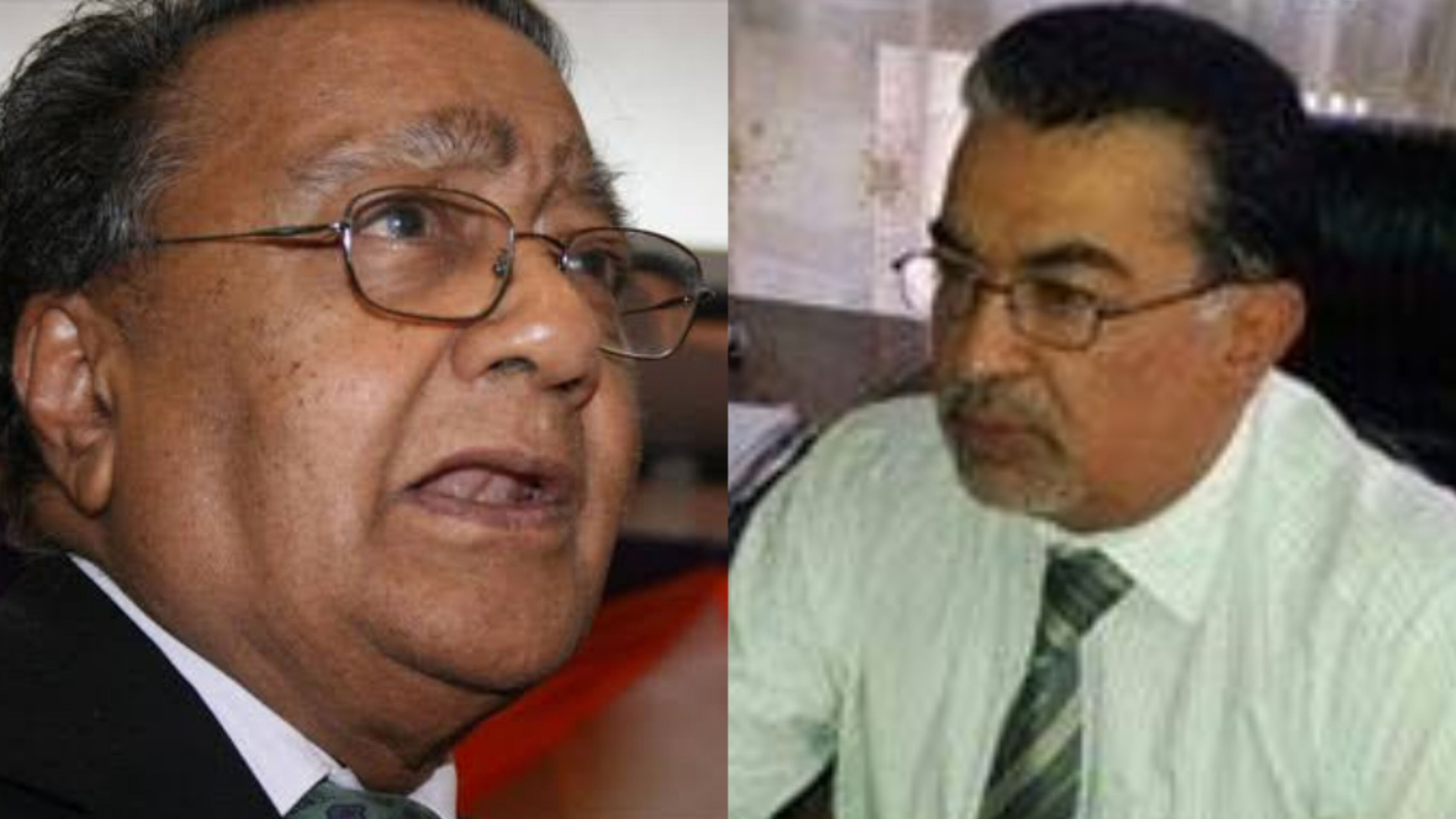 LEFT: Billionaire Manu Chandaria RIGHT: Tycoon Raju Sanghani