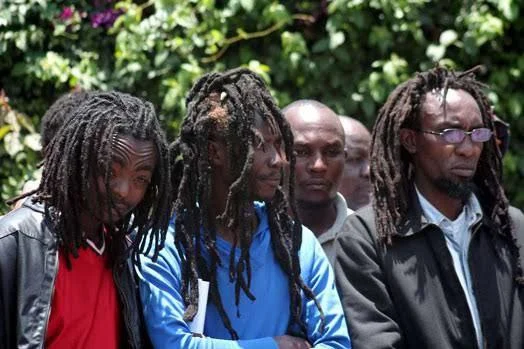 Members of the GEMA and Nairobi Business Community during a past media address