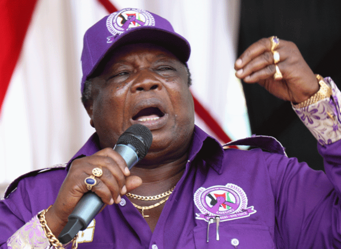 COTU Boss Francis Atwoli