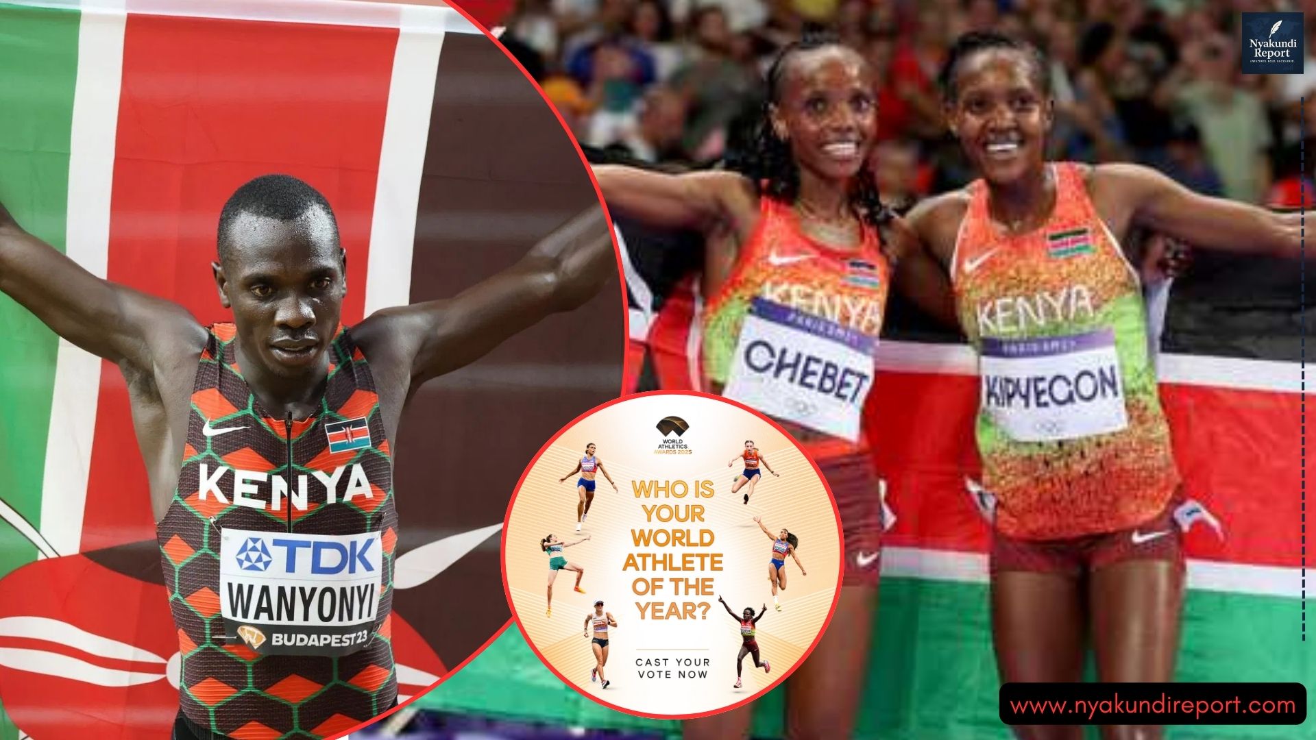 Faith Kipyegon and Chebet Left Out as Jepchirchir, Wanyonyi, Sawe Shine in 2025 World Athletics Awards