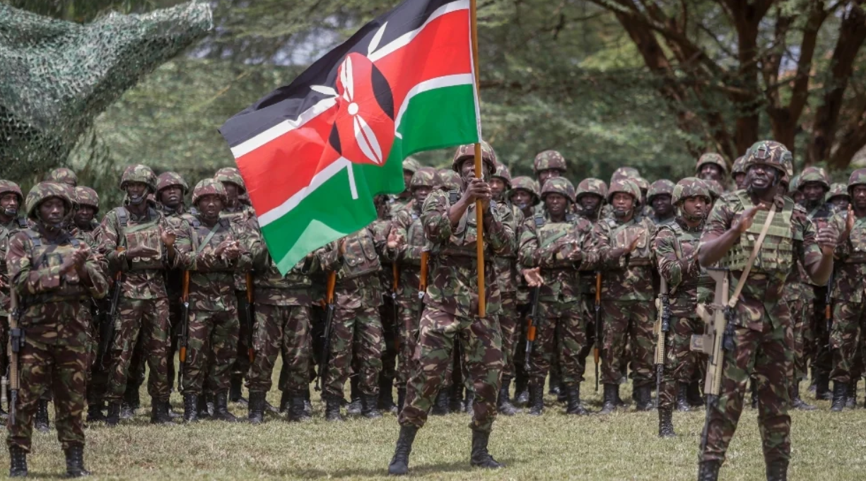 An image showing KDF, who takes over the project to build Africa's largest hospital in Eldoret!